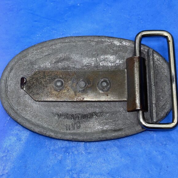 Vintage Ventura NYC U.S. Civil War Union Infantry Soldier Belt Buckle - Picture 2 of 3